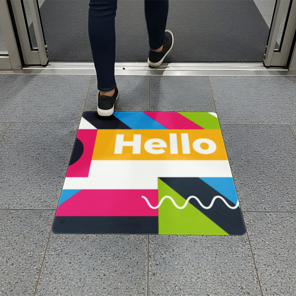 Adesivo calpestabile in PVC per pavimenti - immagine 2