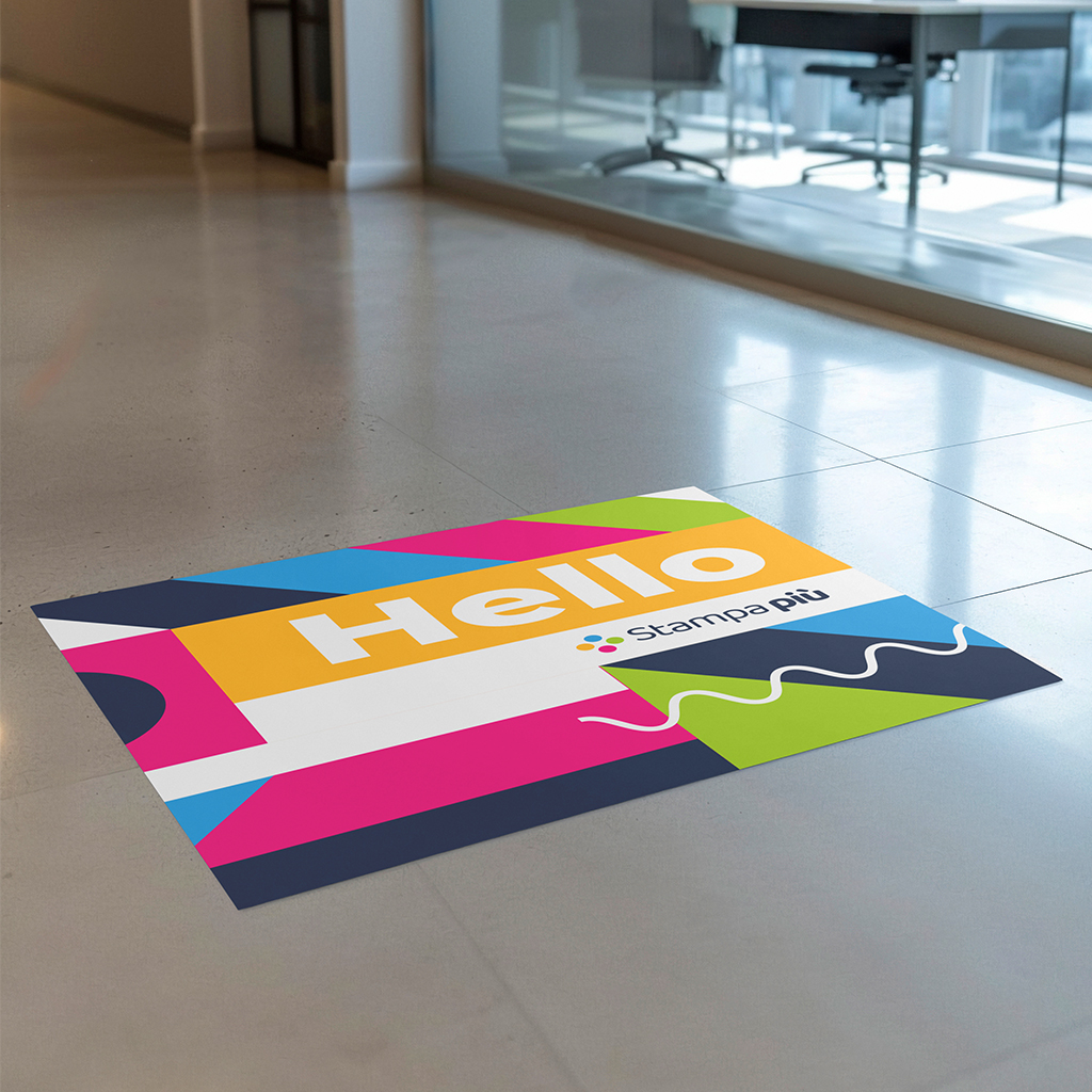 Adesivo calpestabile in PVC per pavimenti - immagine 3