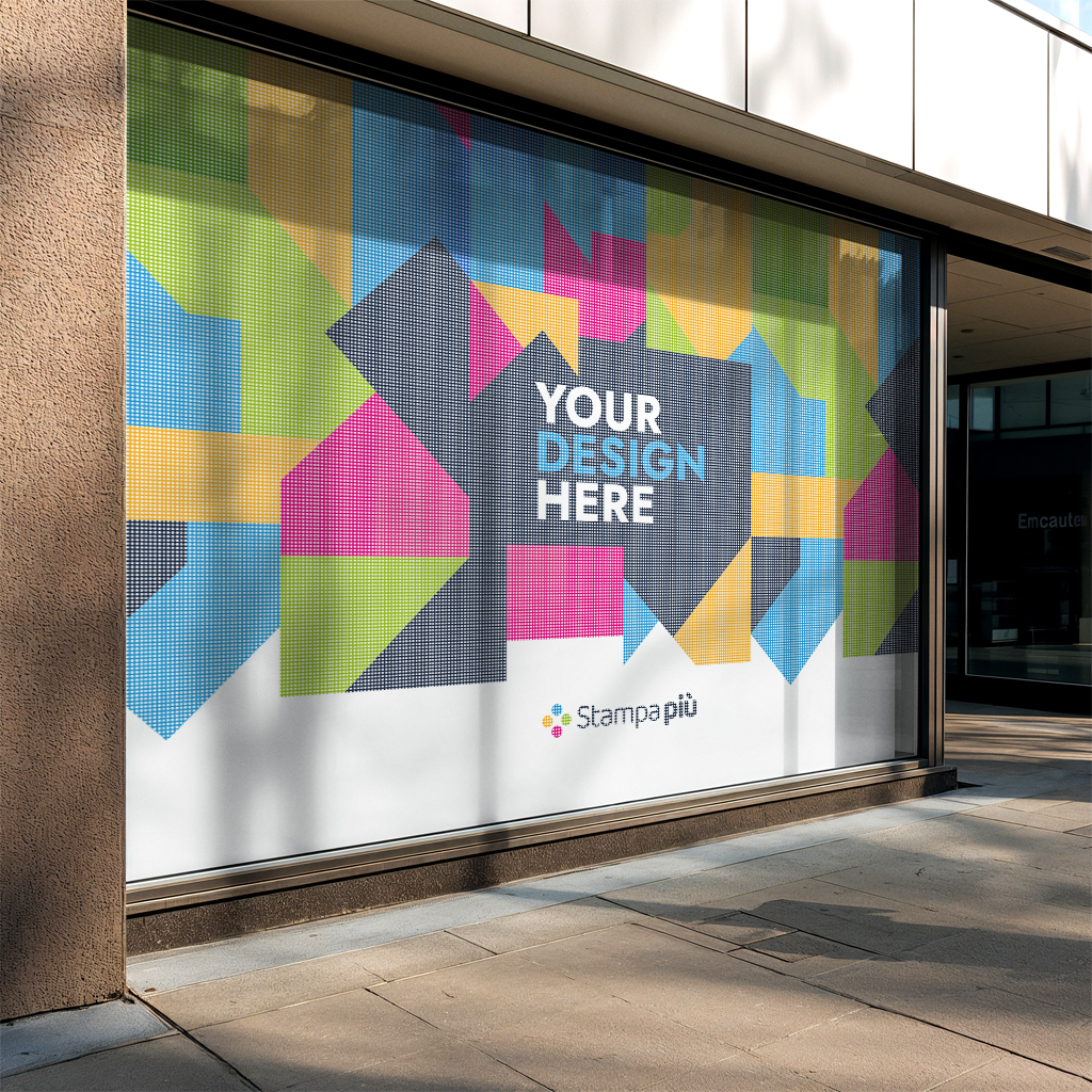 Adesivo microforato oneway - immagine 2