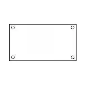 30 x 21 cm Rettangolare