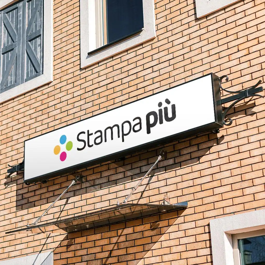 insegna a parete monofacciale luminosa in plex a colori_stampa - grande - formato - stampa - piu - modica - ragusa Stampa più 27