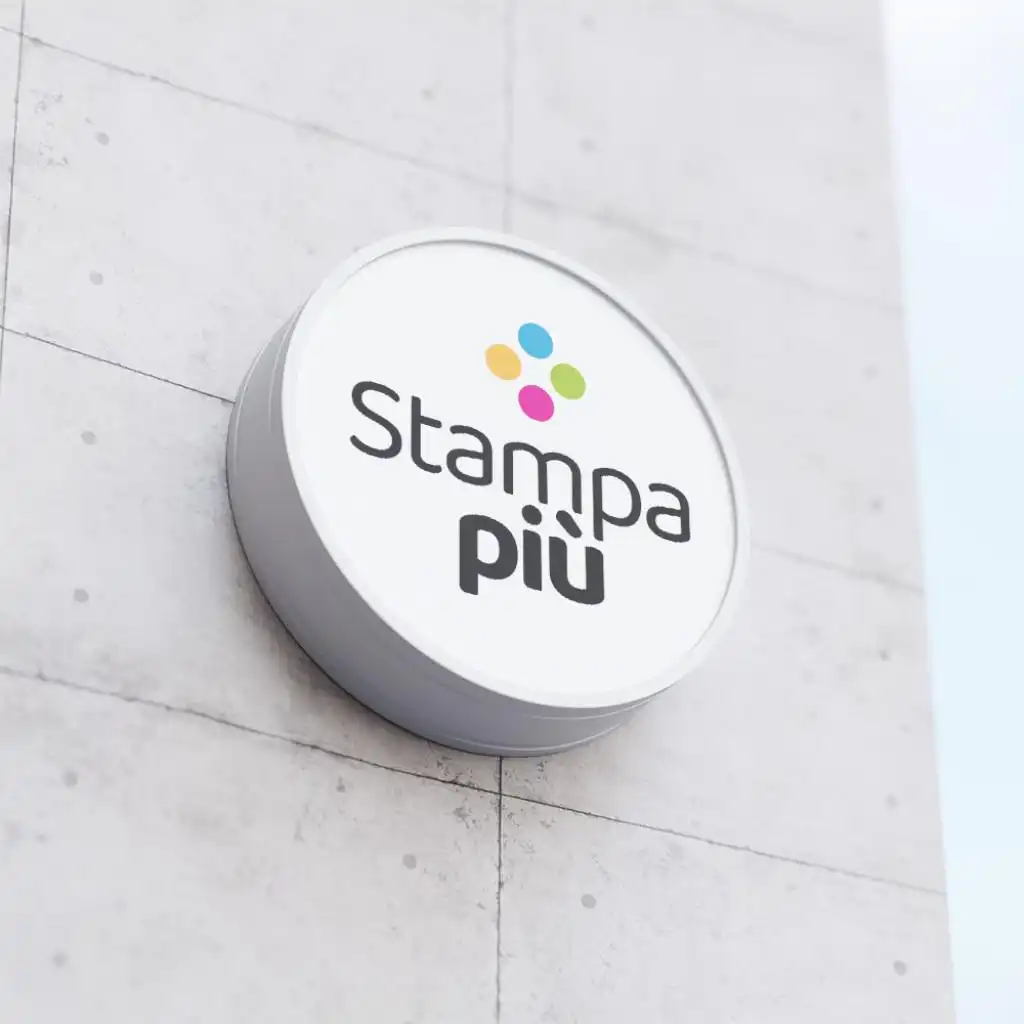 insegna luminosa monofacciale in plex rotonda a colori1stampa - grande - formato - stampa - piu - modica - ragusa Stampa più 29