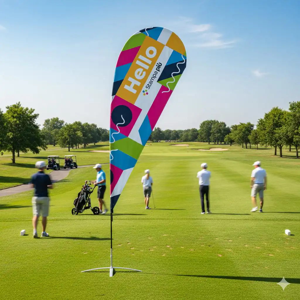 bandiera a goccia personalizzata