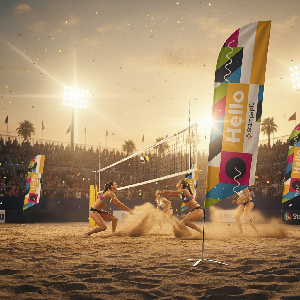 Bandiera beach flag Wind - immagine 2