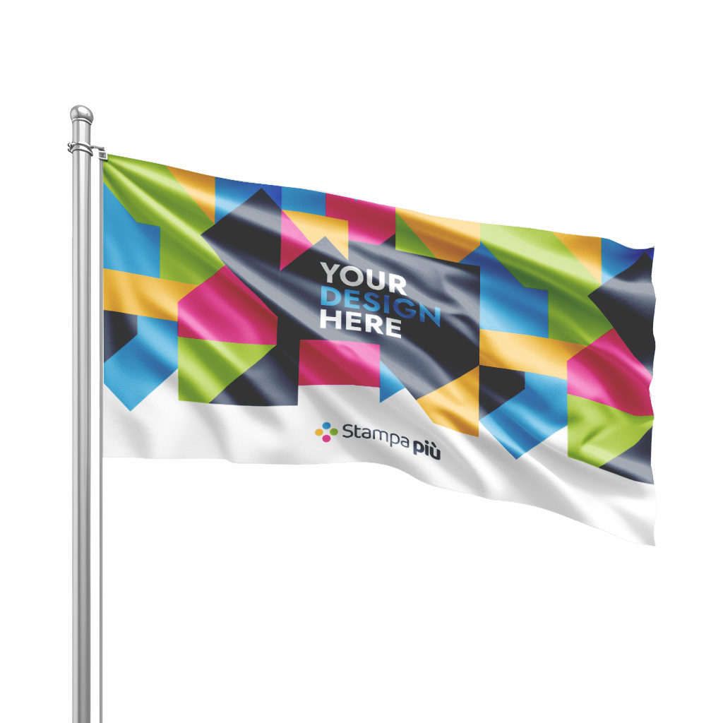 Bandiera personalizzata su misura