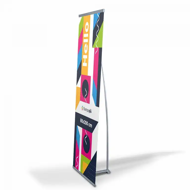 espositore l-banner cm 80x200