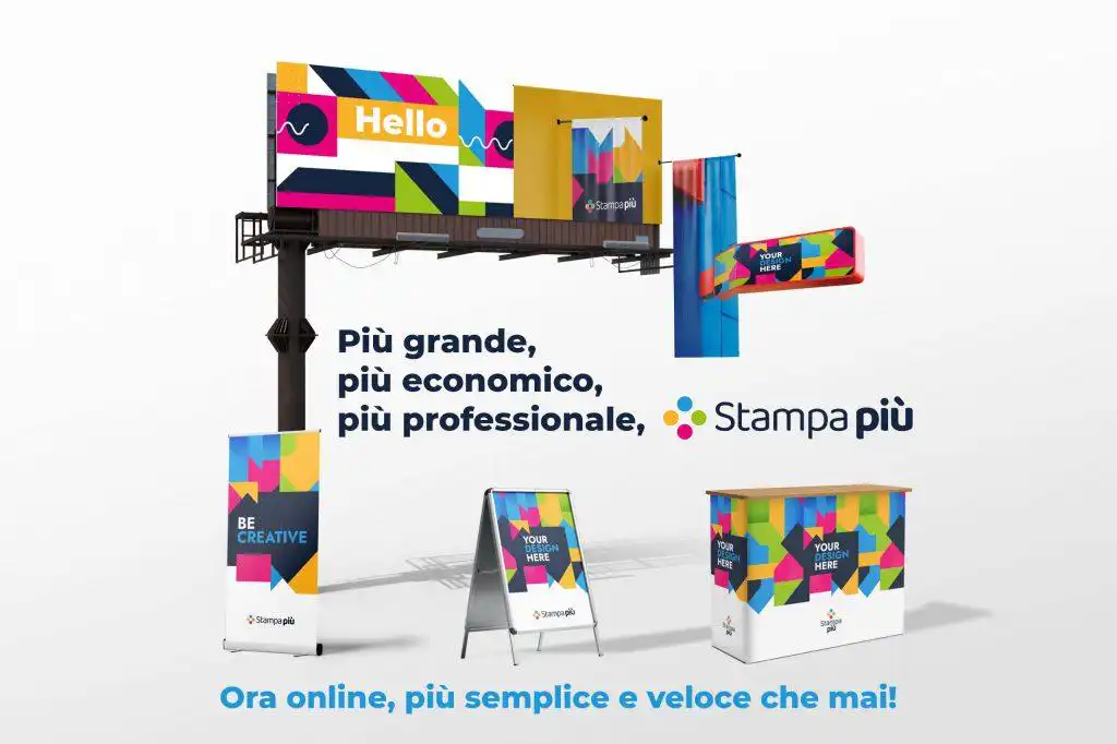 Stampa più acquista online: più grande, più economico, più professionale