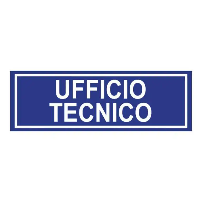 cartello ufficio tecnico