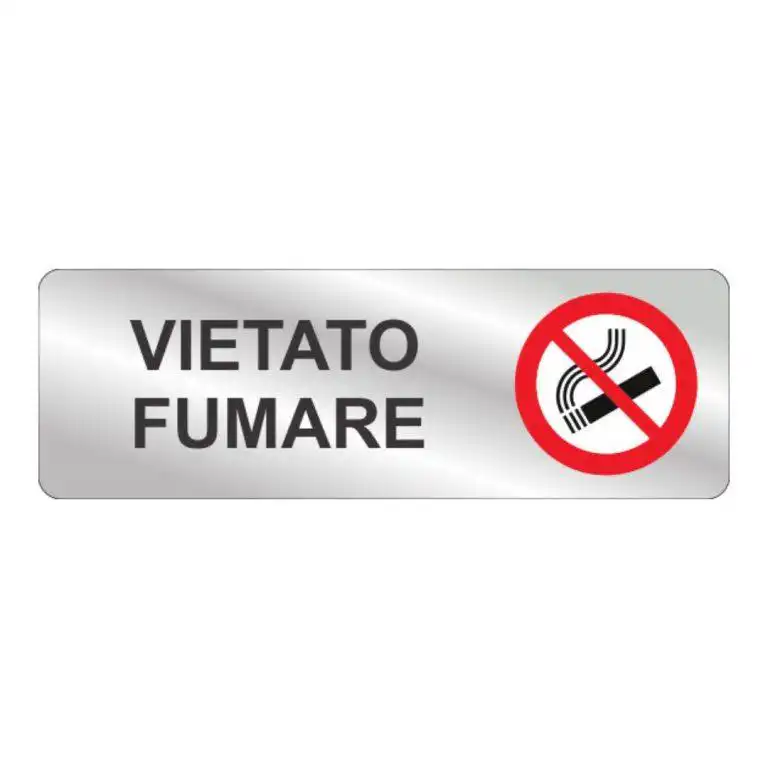 cartello vietato fumare