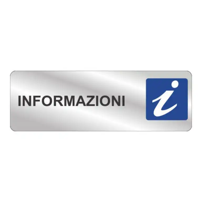 cartello informazioni