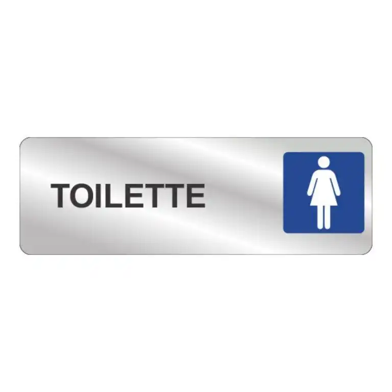 cartello toilette donna