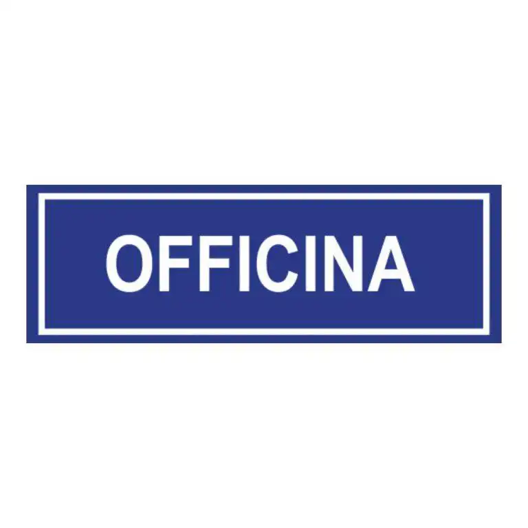 cartello officina