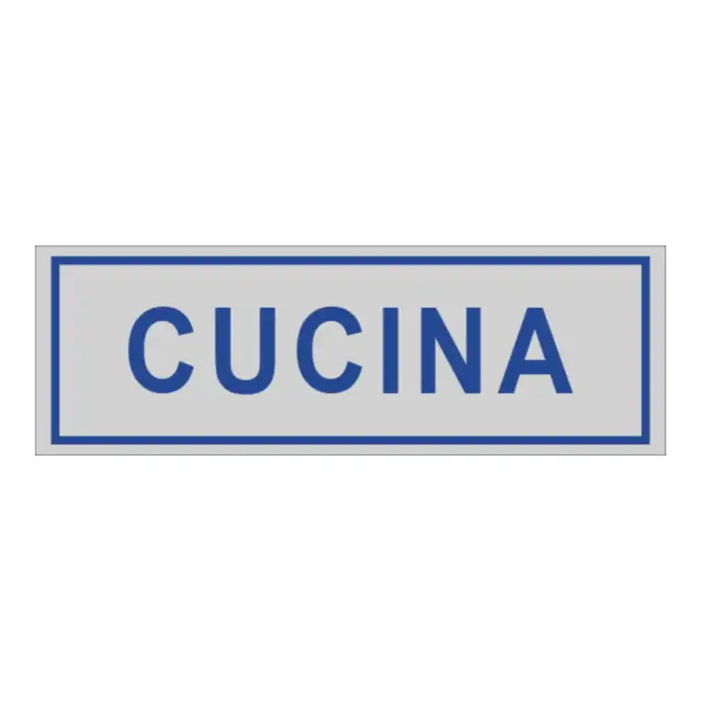 cartello cucina