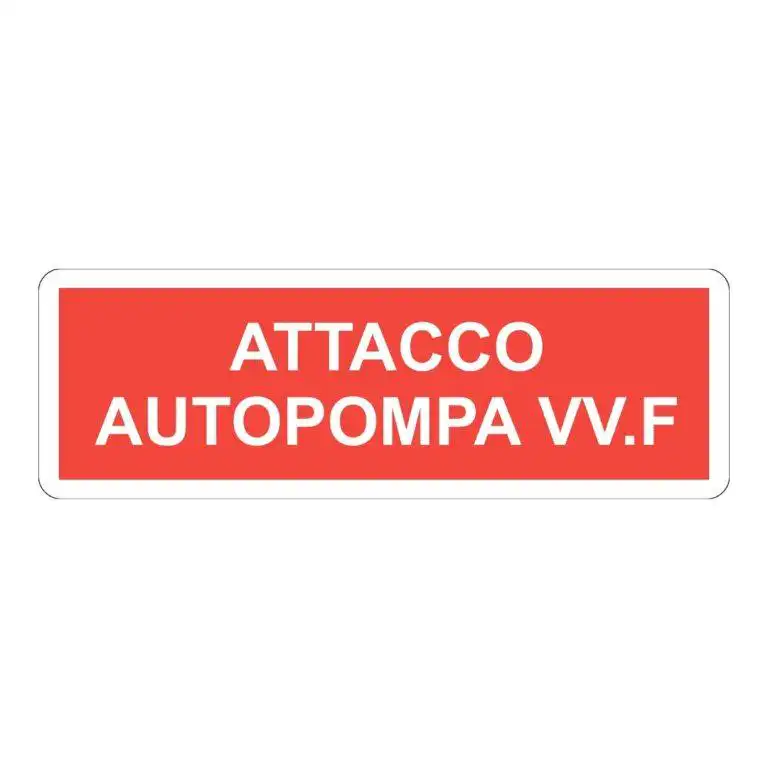 cartello attacco autopompa vv.f
