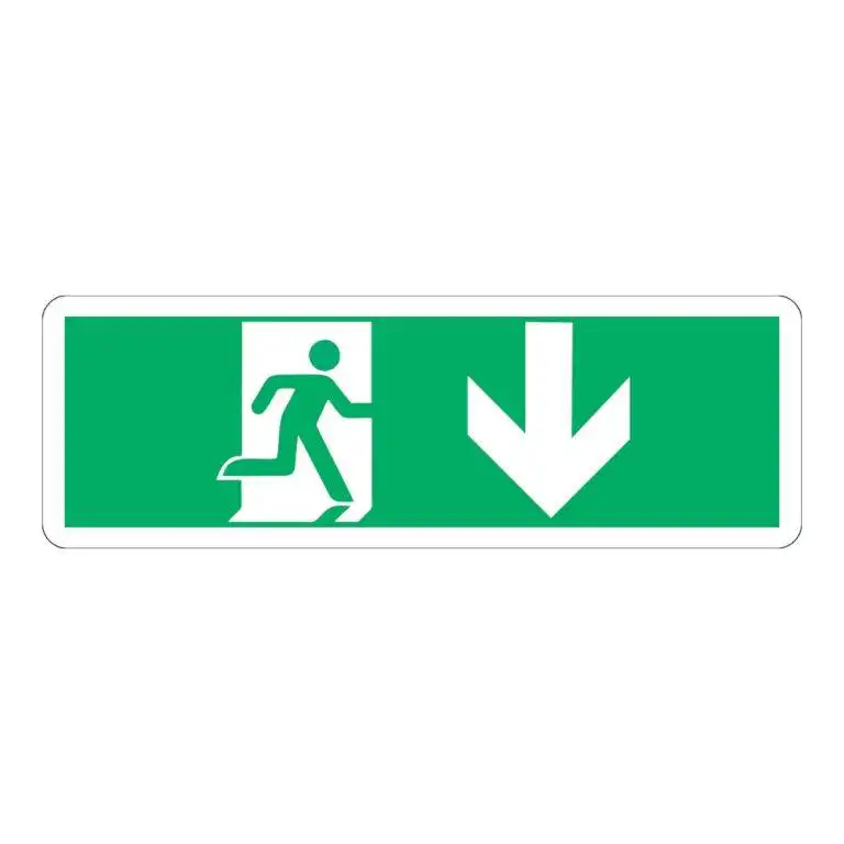 cartello uscita di emergenza