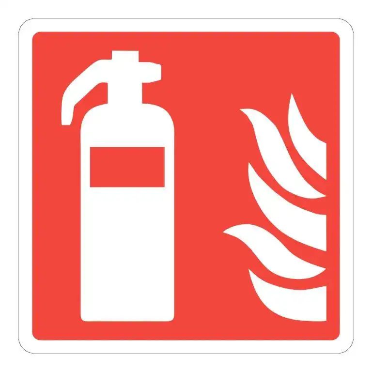 cartelli quadrati estintore, segnaletica antincendio