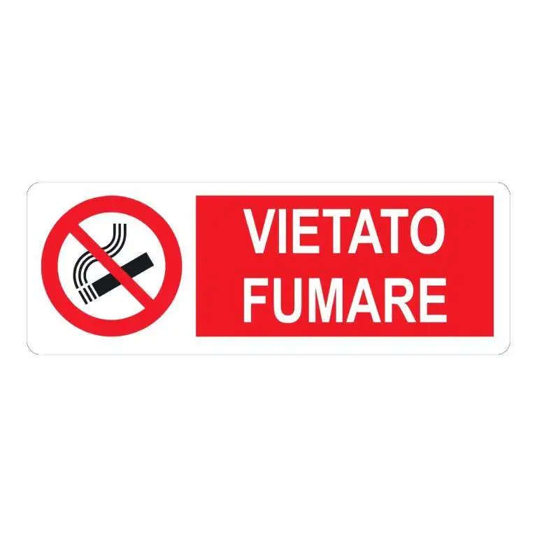 cartello vietato fumare