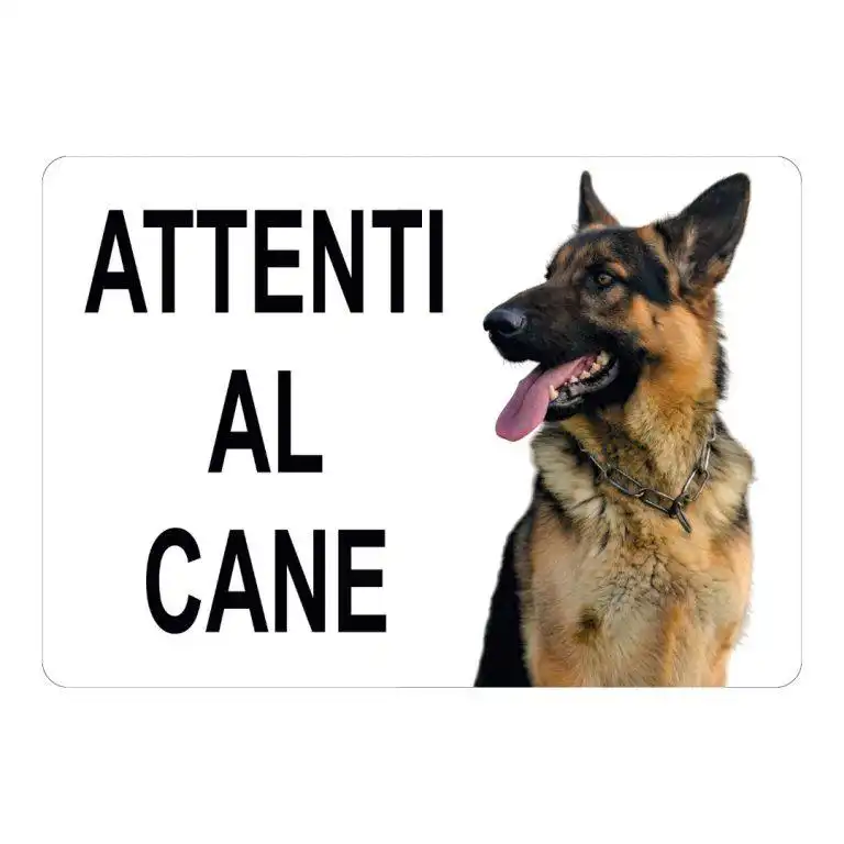 cartello Attenti al cane