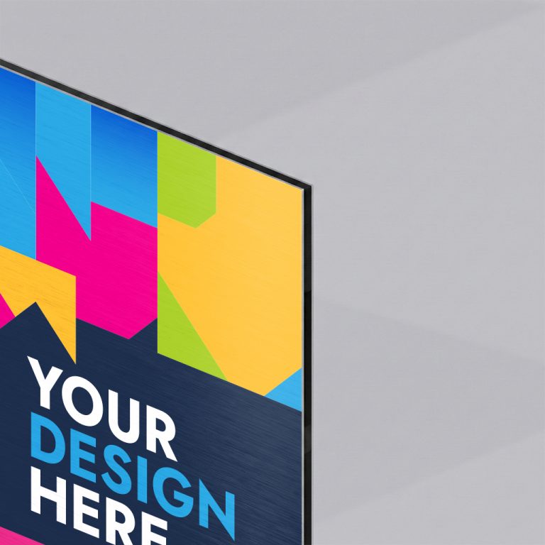 Pannello in Dibond in alluminio composito da 3 mm per stampa professionale, ideale per insegne, cartellonistica e comunicazione visiva indoor e outdoor