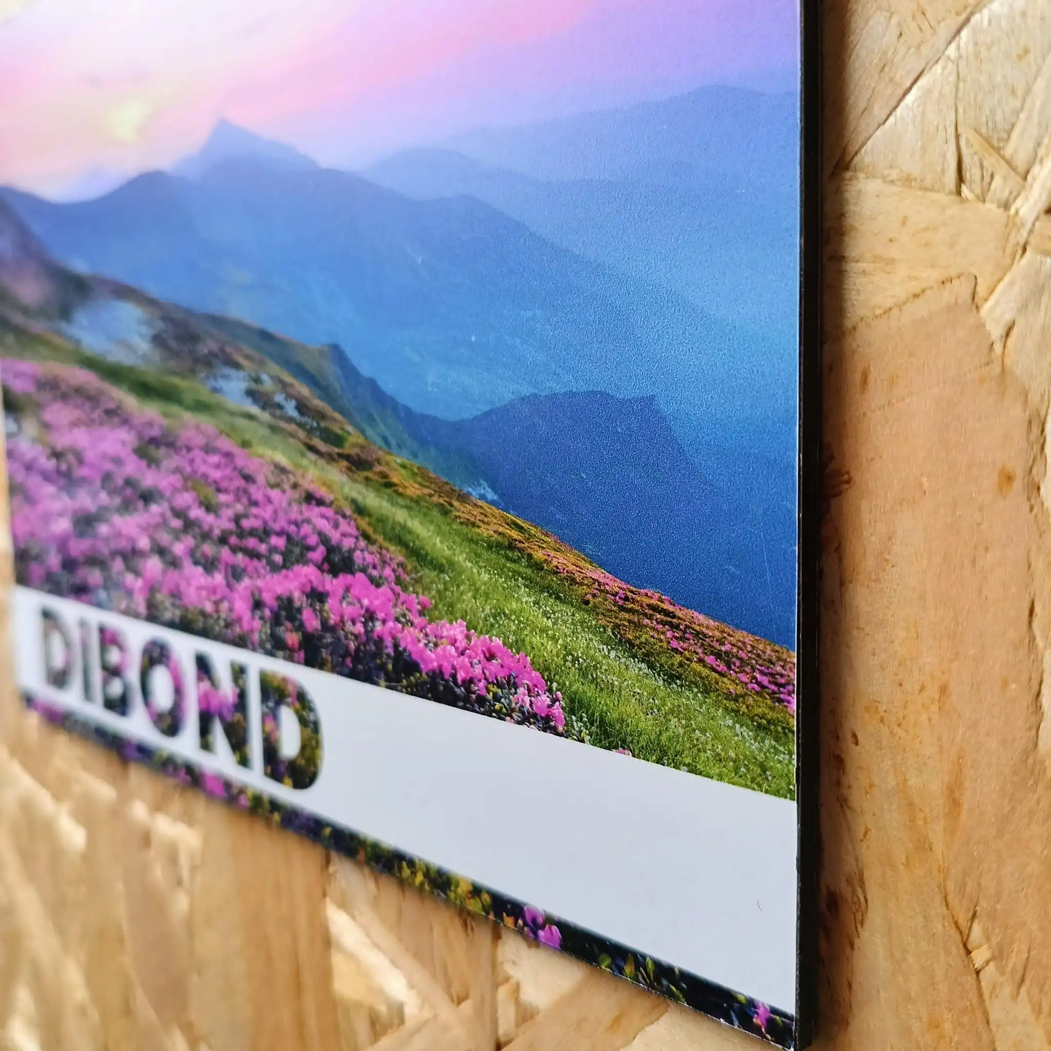 pannello dibond personalizzato con stampa uv