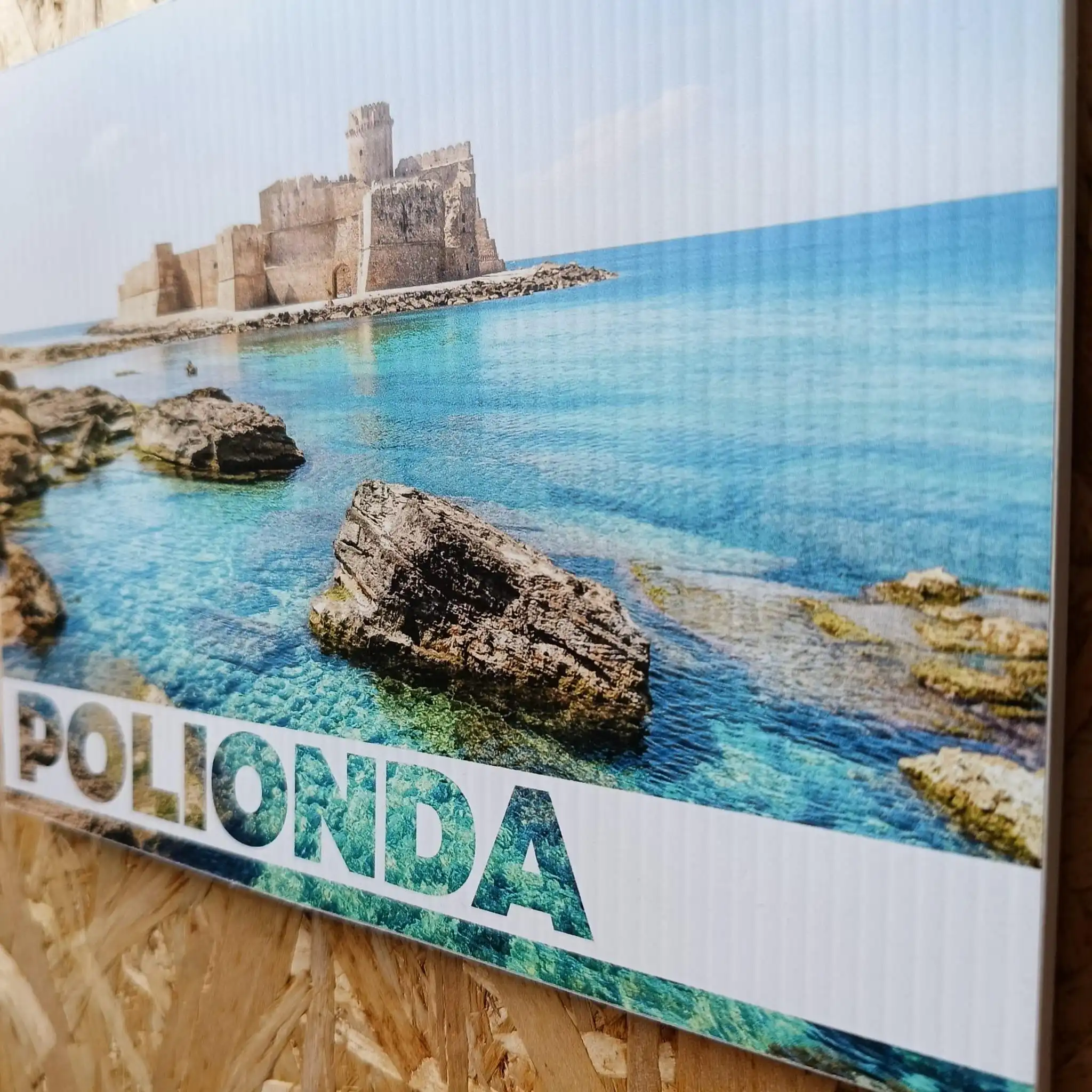 stampa su pannello polionda personalizzata