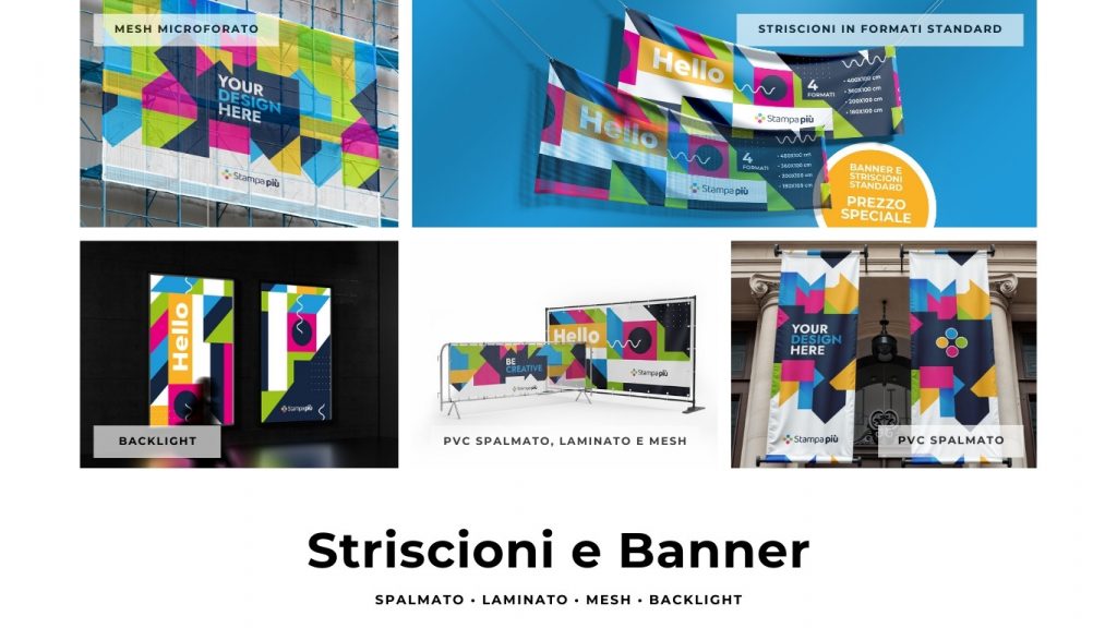 Scegliere gli Striscioni pubblicitari. Materiali, prezzi e consegna