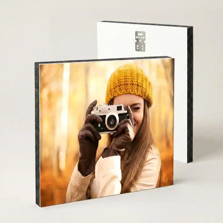 fotoquadro su pannello piuma