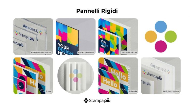 Pannelli in Forex, Dibond, Plexiglass, Piuma, Polionda quale materiale scegliere