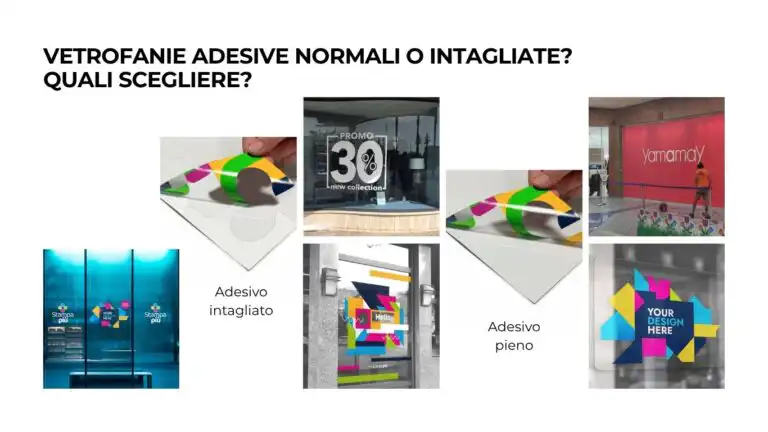 Vetrofanie intagliate o stampate? Quali scegliere? Differenze e vantaggi